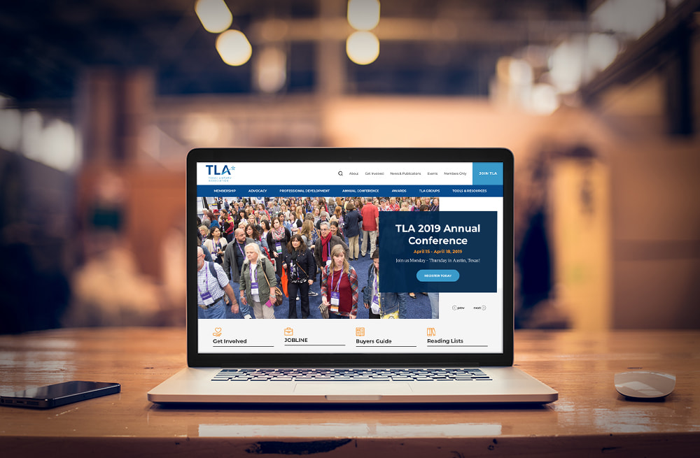 Texas Library Association New Website Launch 