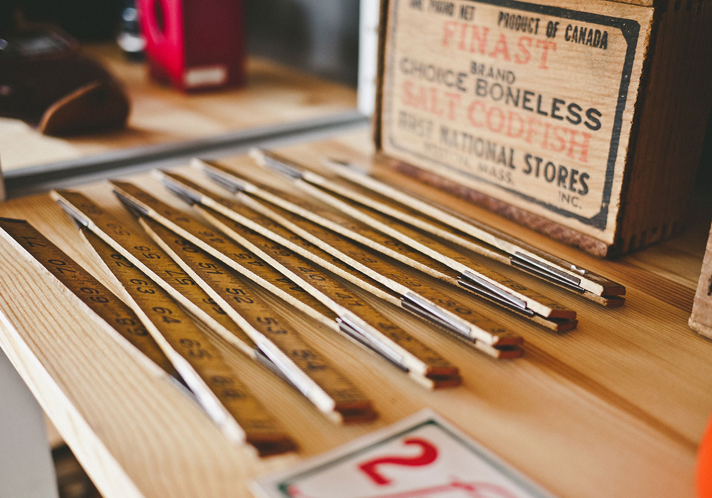 rulers on a table