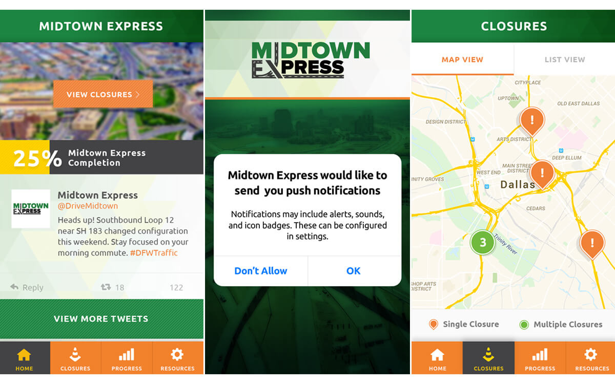Midtown Express Mobile App