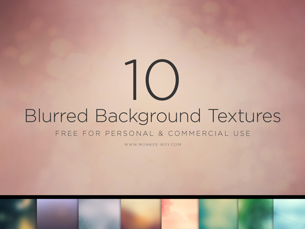 10 Free Blurred Backgrounds