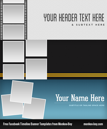 Facebook Timeline Banners PSD